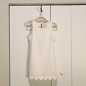 Monteau retro shift dress (white)